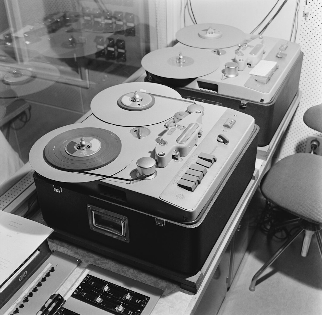 vintage television studio